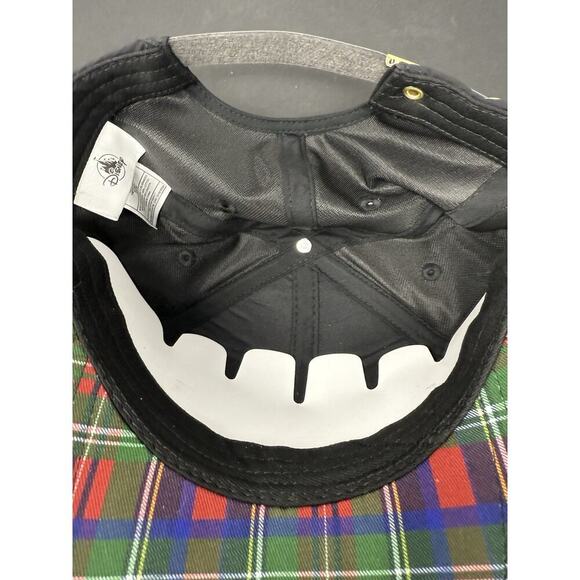 Disney VIP Tours Hat NWT Exclusive Walt Disney World Black Baseball Cap Plaid - Picture 8 of 9